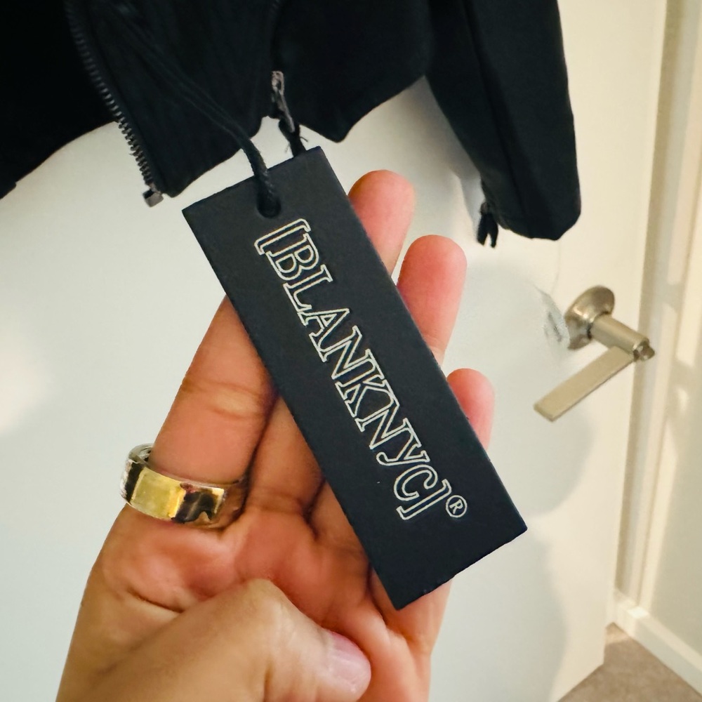 Blank NYC Black Leather Jacket - Picture 4 of 6